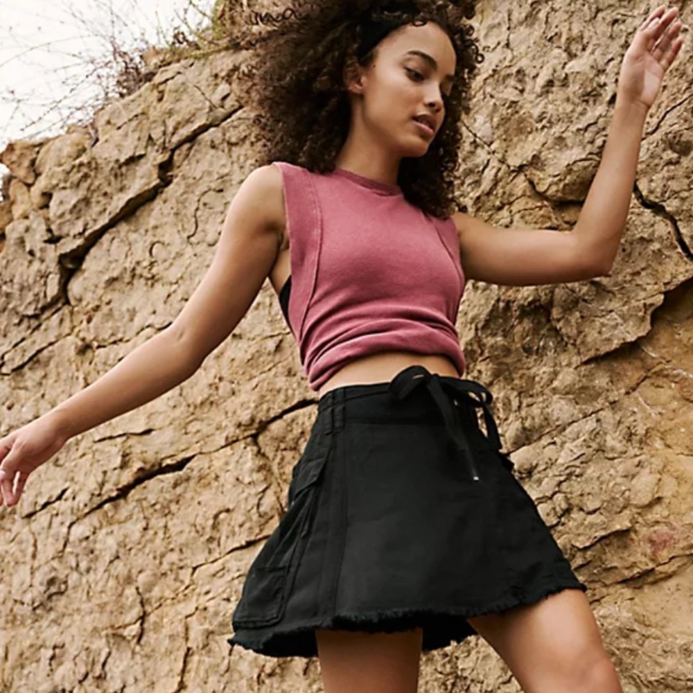 Free People Cliff Side Skort